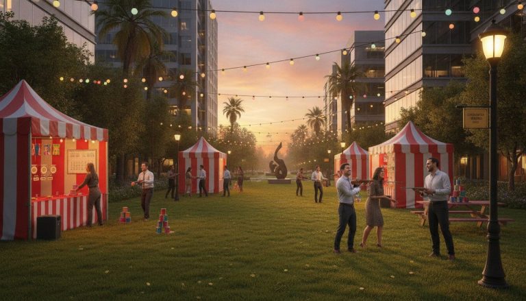 Arriendo de juegos de feria americanos para empresas en Chile